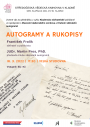 František Frolík, JUDr. Martin Pros, Ph.D.: Autogramy a rukopisy