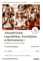 Tomáš Štěpán – Jihoafrická republika, Svazijsko a Botswana – hledání té pravé Afrike