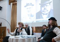Fotogalerie SHIMMERLE KLEZMER KABARET – KAFKA: Americký proces - fotogalerie