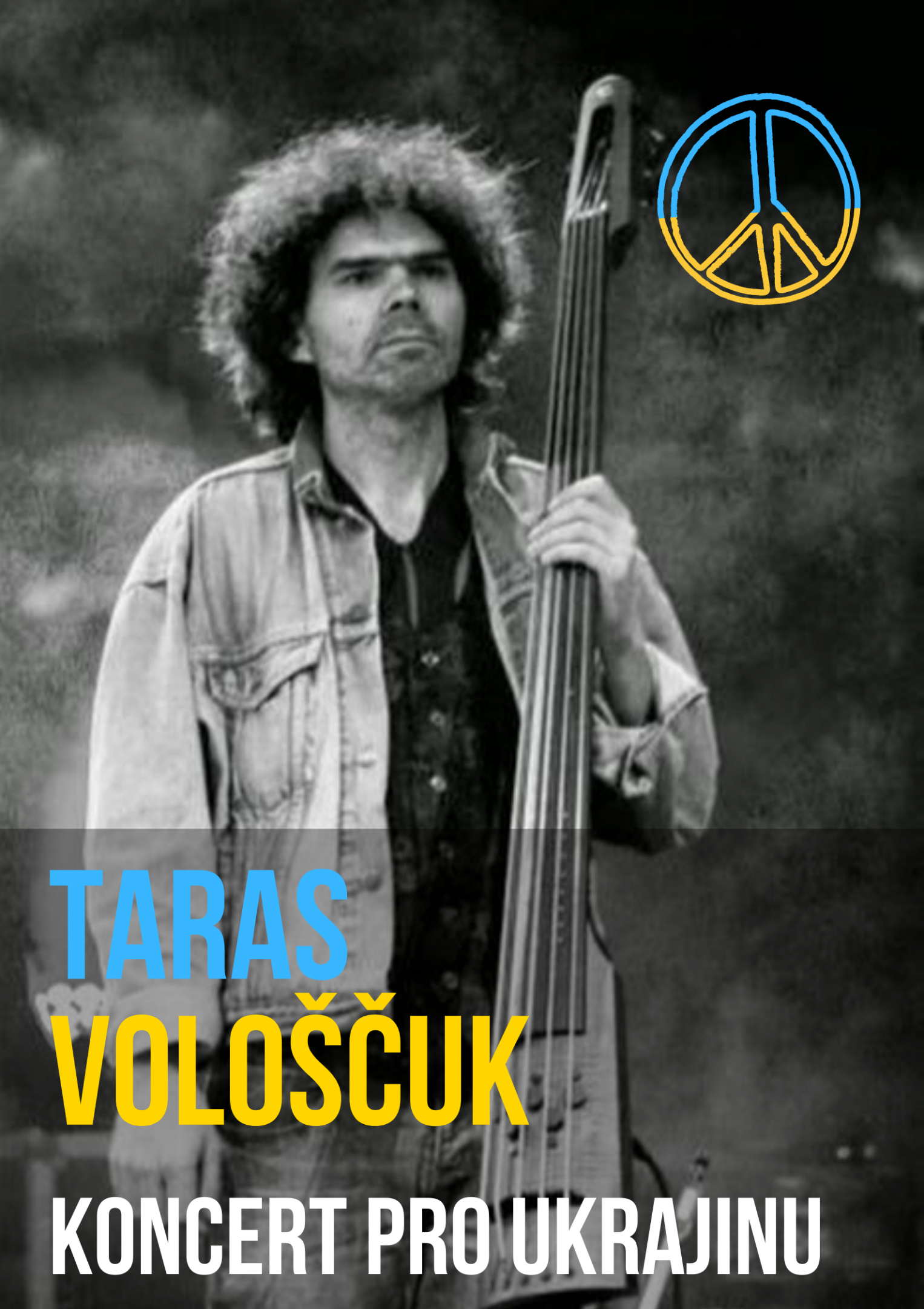 Fotogalerie Taras Vološčuk - koncert pro Ukrajinu - portrét