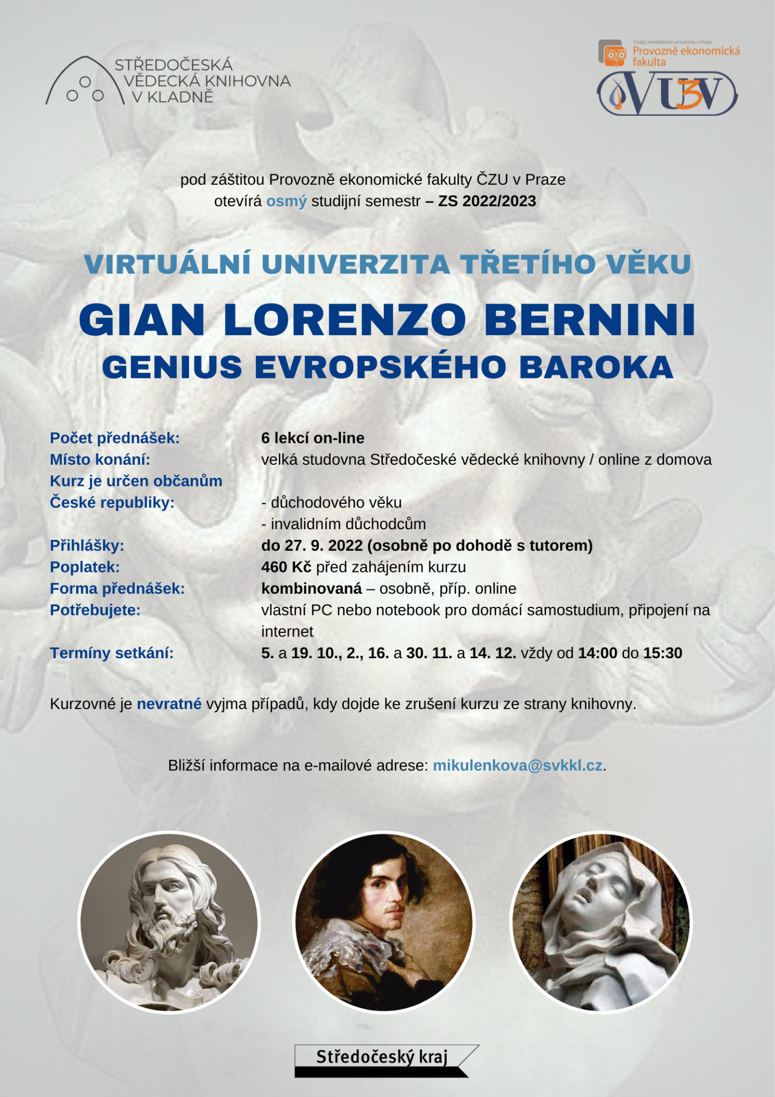 Fotogalerie Virtuální Univerzita 3. věku - Gian Lorenzo Bernini