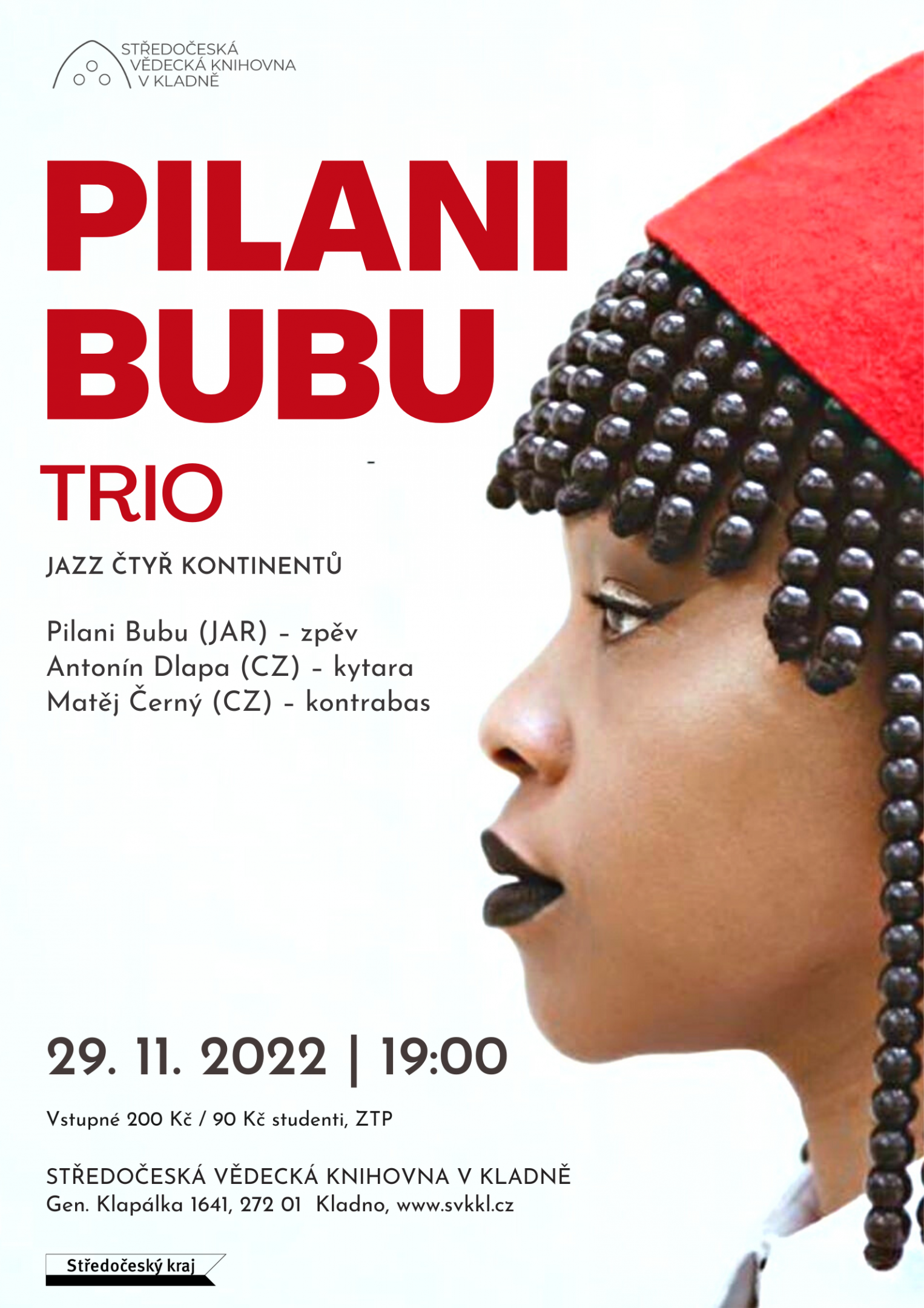 Fotogalerie Pilani Bubu Trio (JAR) – koncert - portrét