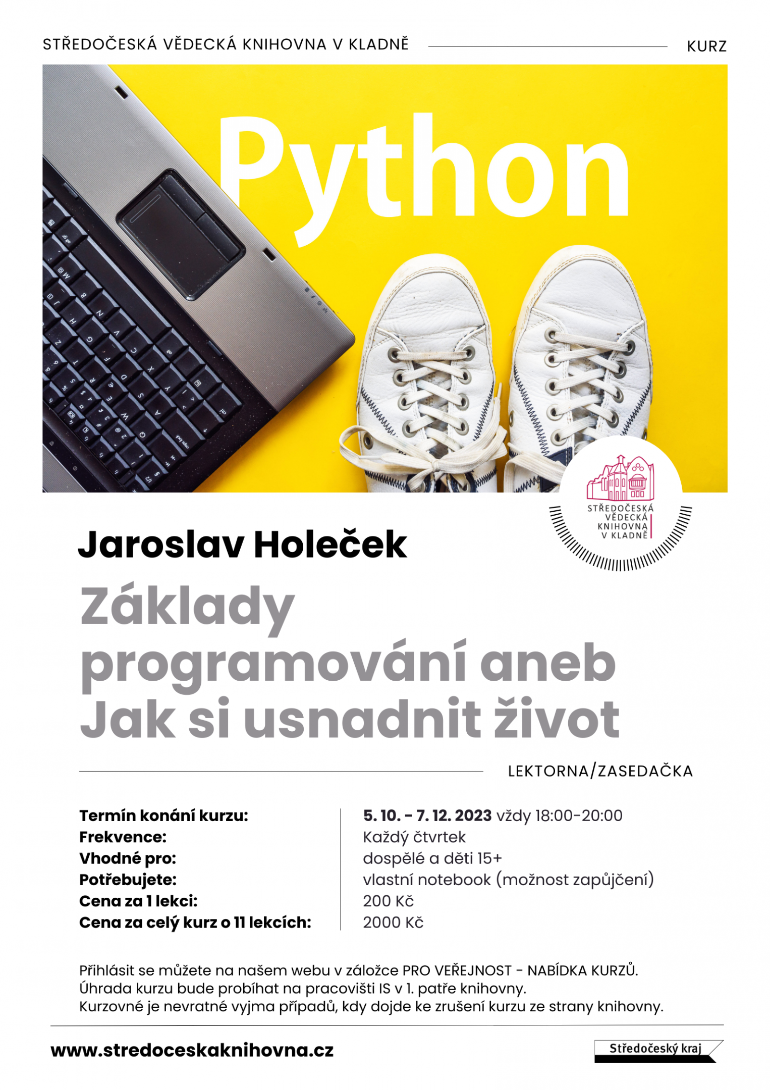 Fotogalerie Jaroslav Holeček: Základy programování - Python